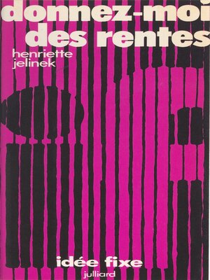 cover image of Donnez-moi des rentes